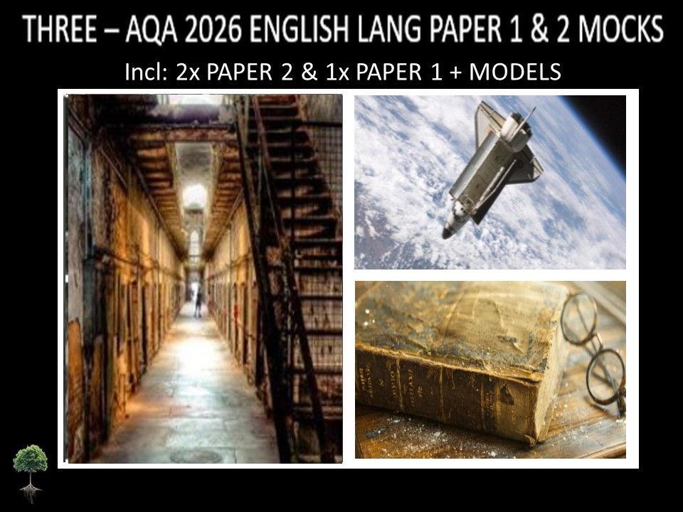 THREE - AQA PAPER 1 & 2 | 2026 FULL MOCKS | MODELS