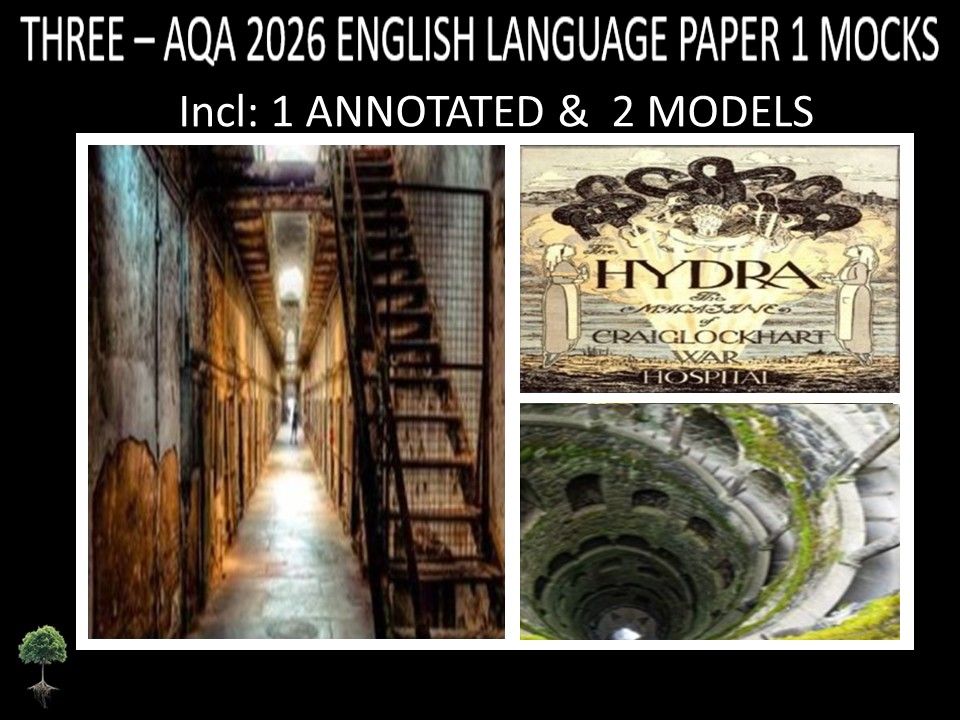THREE - AQA PAPER 1 | 2026 FULL MOCKS | ANNOTATED | MODELS