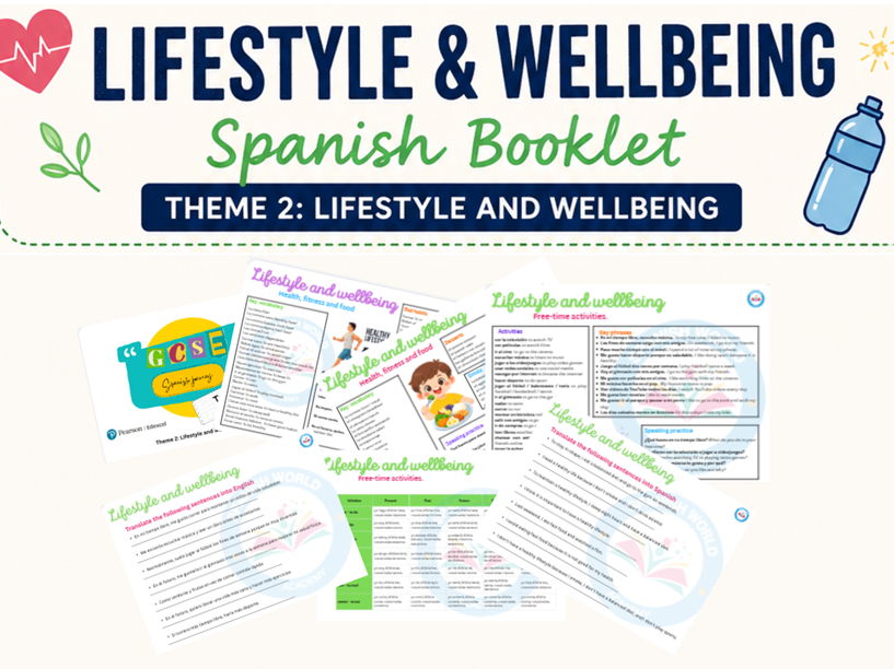 GCSE Spanish EDEXCEL Translation Practice (with answers) – Theme: Theme 2: Lifestyle and wellbeing