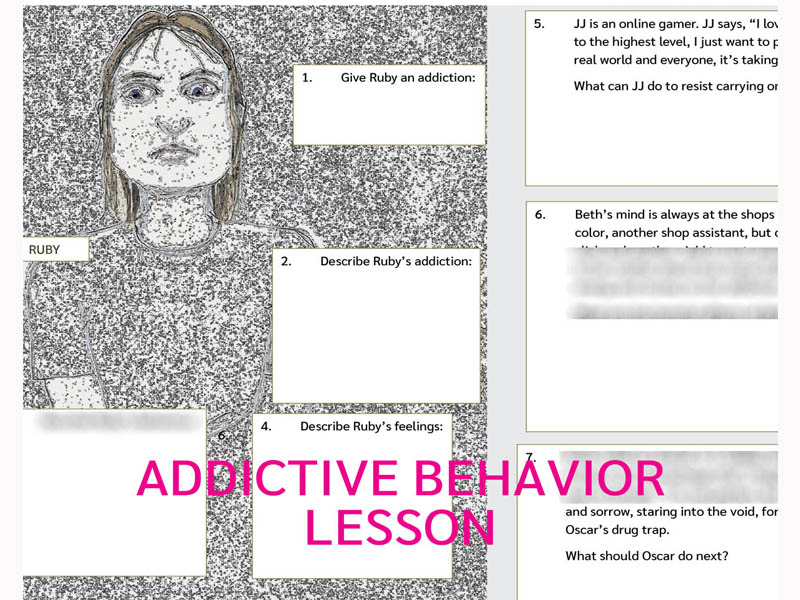 Addictive Behavior Lesson - Worksheet & Lesson (US)