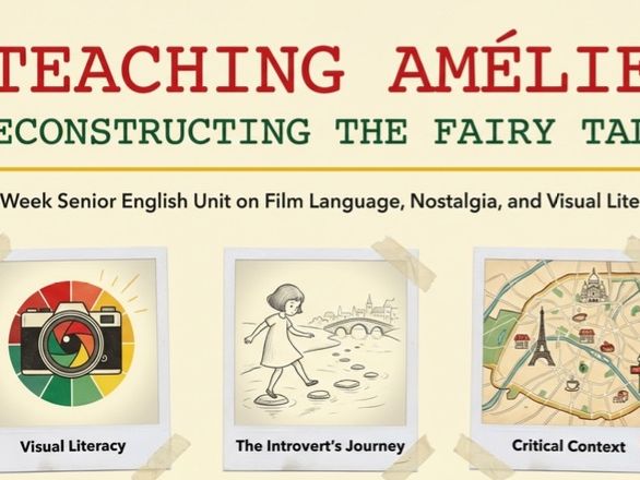 Amélie Film Analysis Teaching Pack – Cinematic Style, Identity & Connection