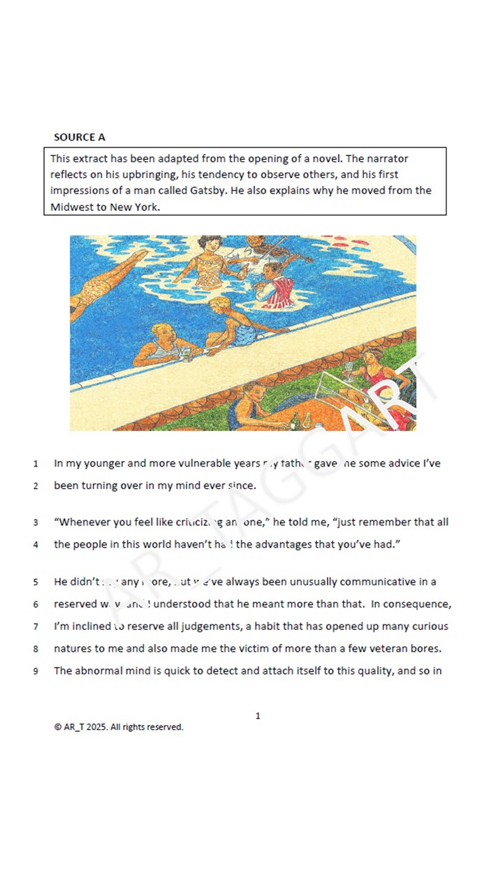 One AQA 2026 GCSE English Language Paper 1 Mock | Q5 Tasks (Gat ...