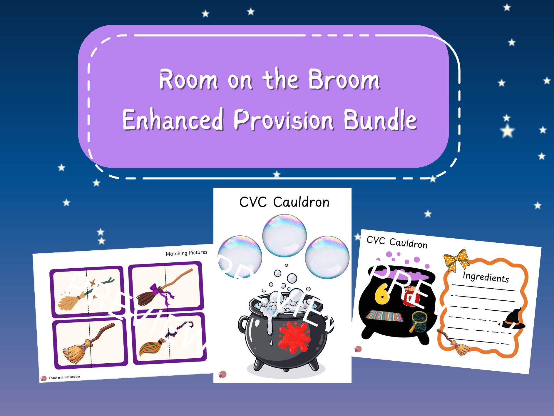 Room on the Broom Inspired Enhanced Provision Bundle