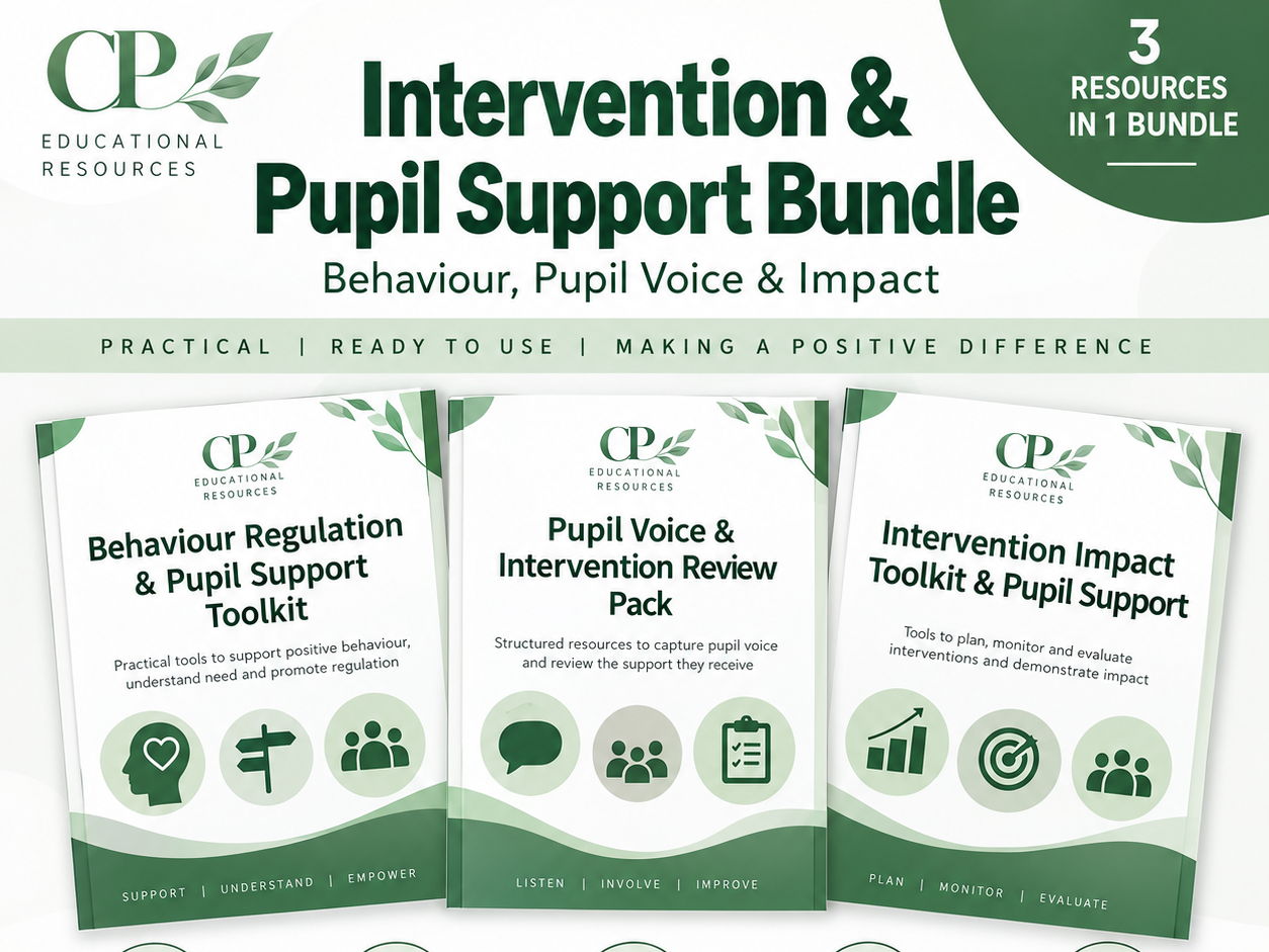 Intervention & Pupil Support Bundle