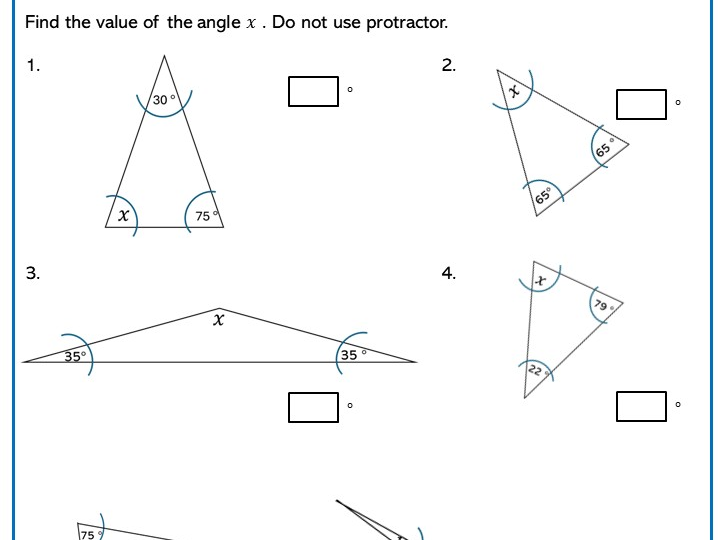 Missing angle in the triangle Core