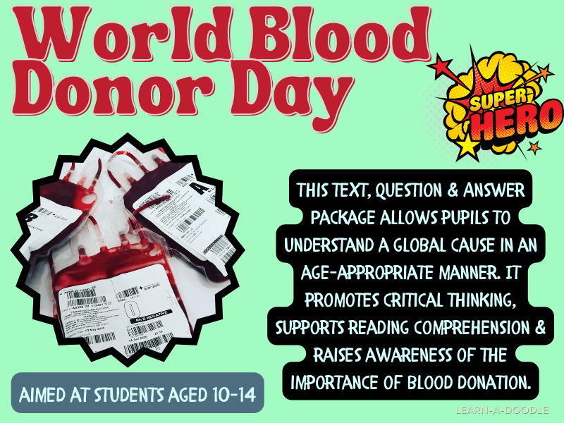 World Blood Donor Day: A Guide for Young Heroes With Questions & Answers!