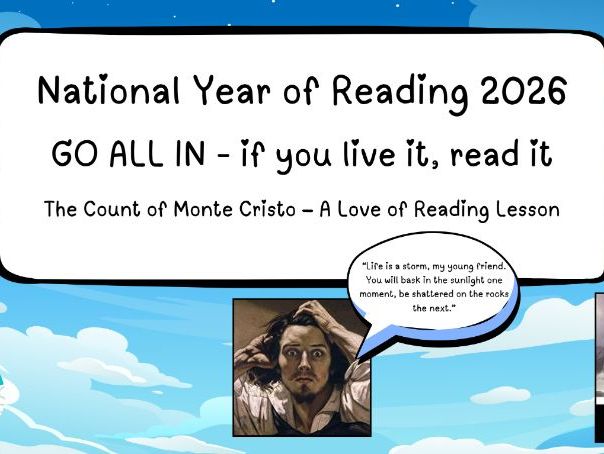 The Count of Monte Cristo – KS3 Reading Comprehension & Love of Reading Lesson