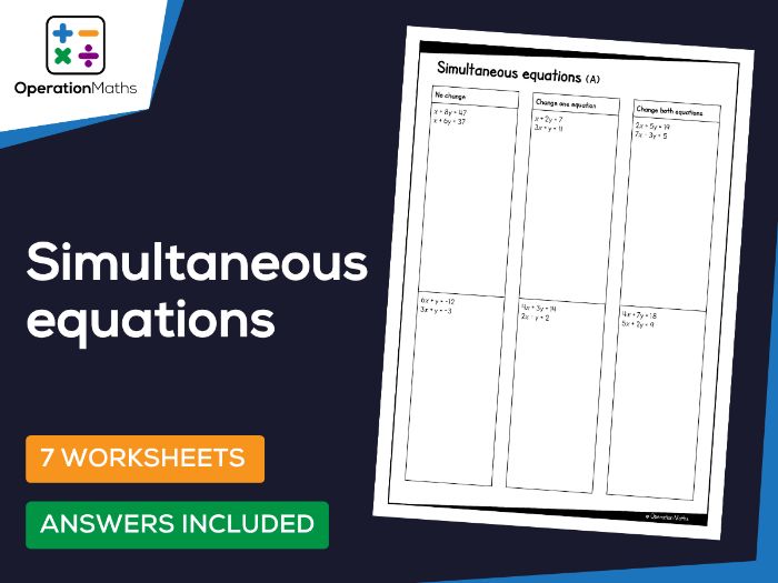 Simultaneous equations