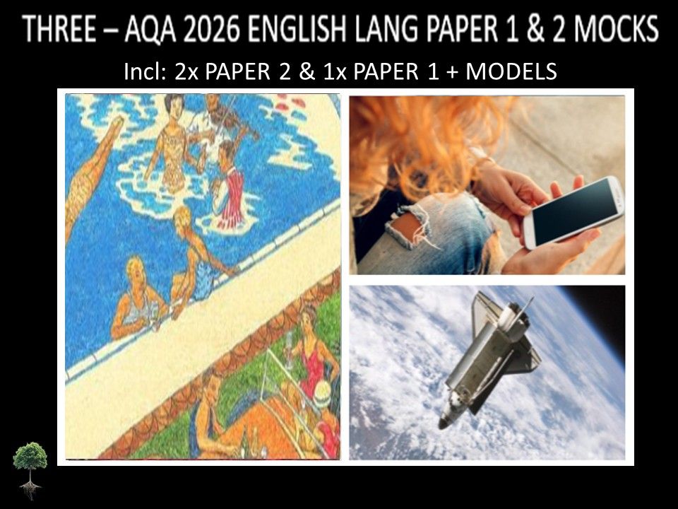 THREE - AQA PAPER 1 & 2 | 2026 FULL MOCKS | MODELS