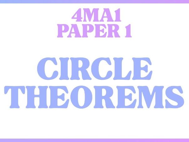 Circle Theorems | IGCSE Linear A | Higher | 4MA1 | Maths