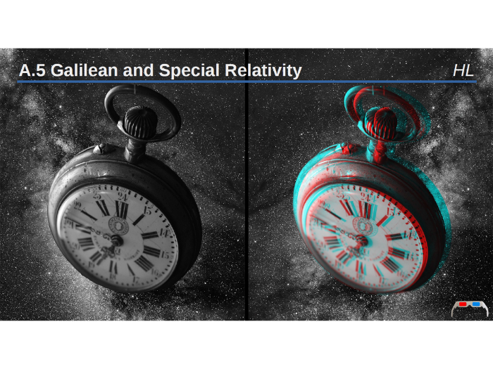IB physics: A.5 - Galilean & Special Relativity (HL)