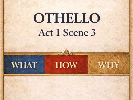 Othello Act 1 Scene 3 – Crit Think Teacher Resource (GCSE)