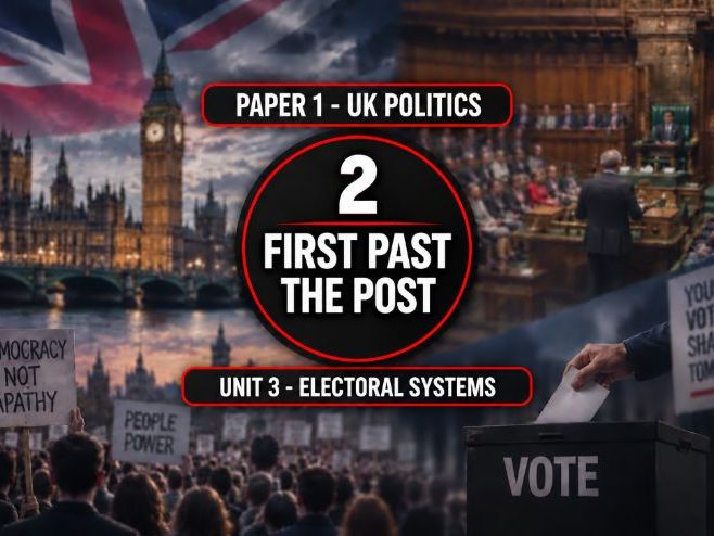 2 Electoral Systems: Different Electoral Systems - First Past The Post