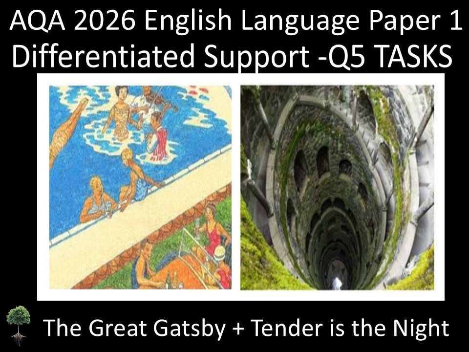 Two AQA 2026 GCSE English Language Paper 1 Mock | Q5 Tasks