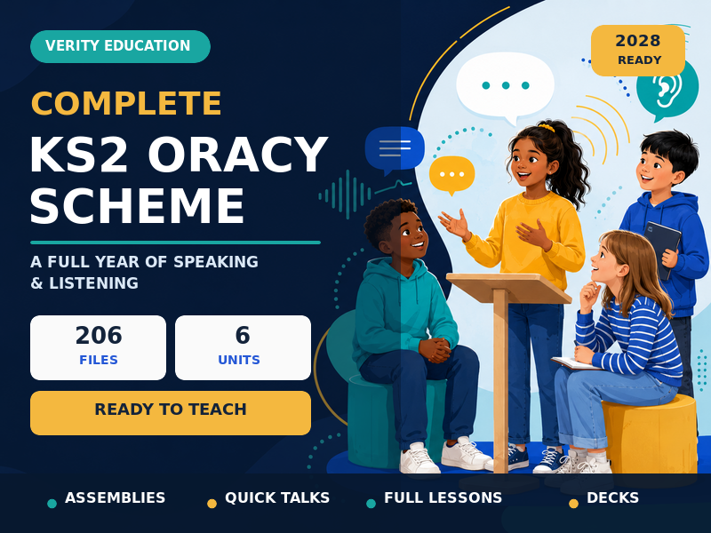 KS2 Oracy: Complete Year | 6 Units, 36 Sessions, All Resources
