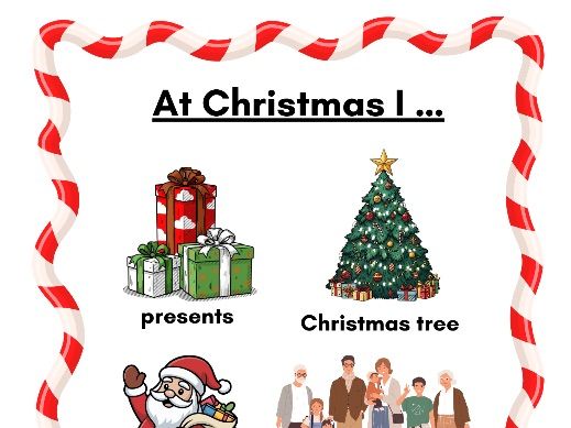 First Day Back: My Christmas Holiday News Writing – Differentiated Sheets