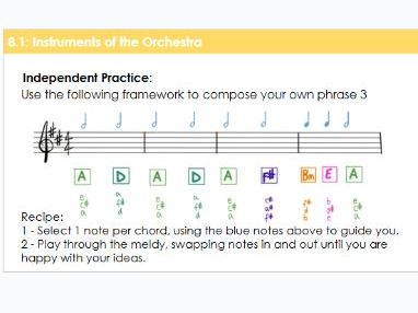 Year 8 Instruments of the Orchestra - Composition | KS3 Music Lesson 5