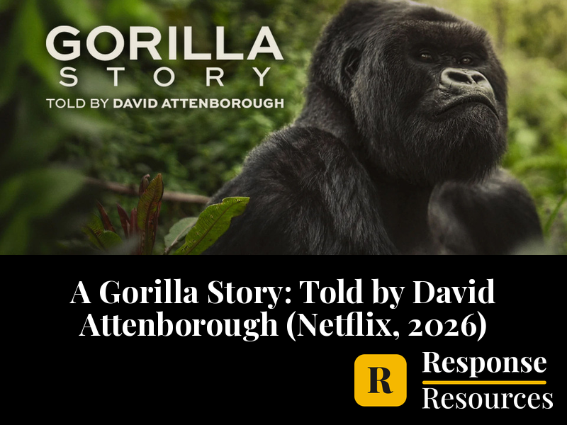 A Gorilla Story David Attenborough Netflix Worksheet & Key + Google Forms