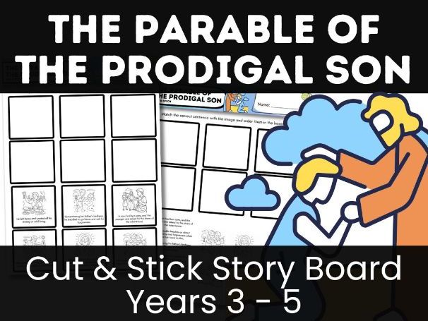 The Parable of the Prodigal Son Storyboard Activity | Bible Activities