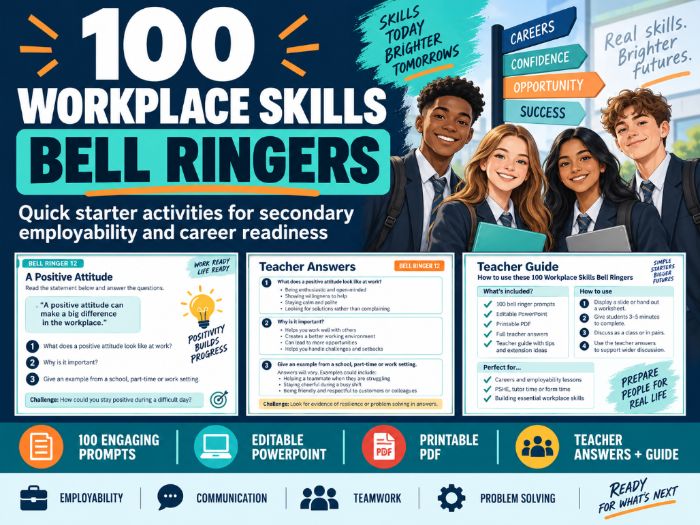 100 Workplace Skills Bell Ringers