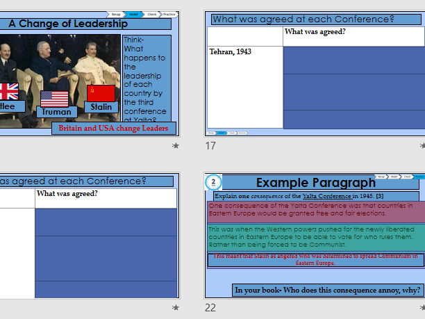 Cold War- Conferences