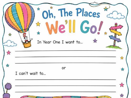 Suessical / Dr Suess Themed Year 1 move up day