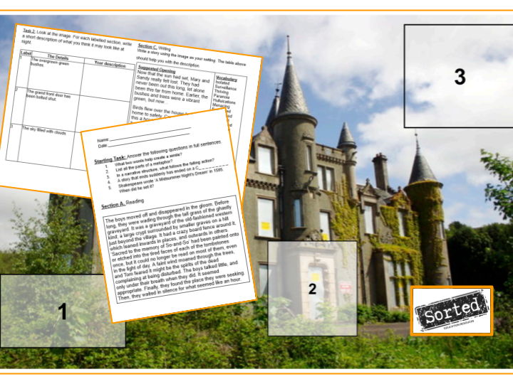 FREE Creative Writing - Abandoned House (1 Lesson)