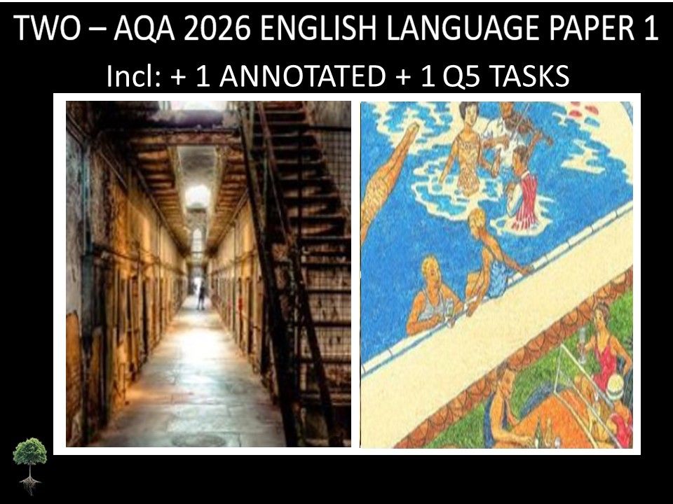 TWO - AQA PAPER 1 | 2026 FULL MOCKS | ANNOTATED |  Q5 TASKS