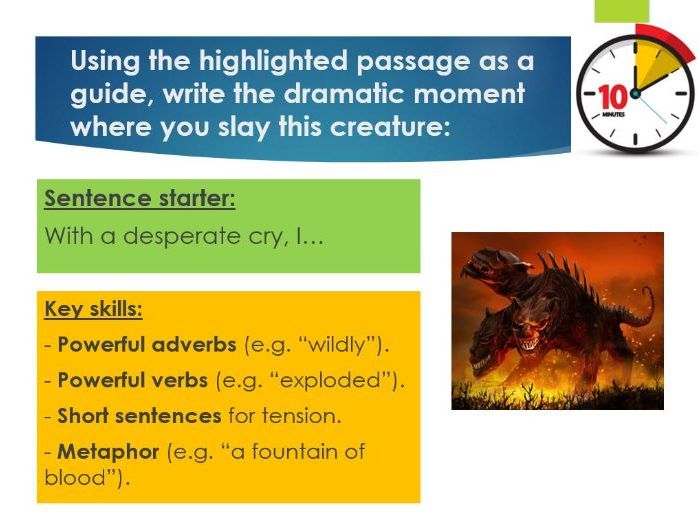 Myth Lesson - Perseus and Medusa (Year 8)