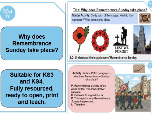 Why does Remembrance Sunday take place?