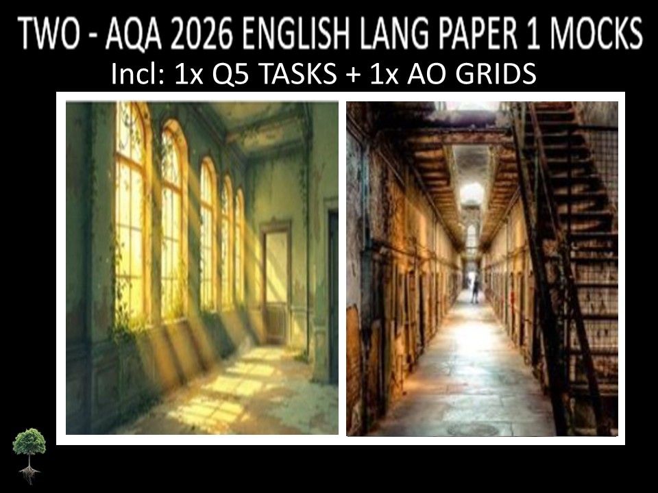 TWO - AQA PAPER 1 | 2026 FULL MOCKS | Q5 TASKS | AO GRIDS