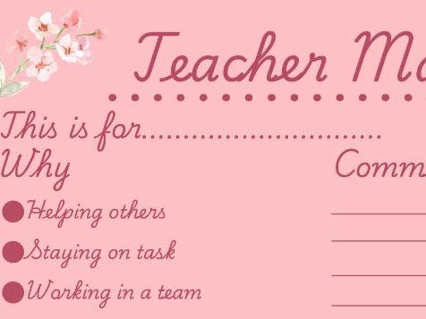 Teacher Mail to Children