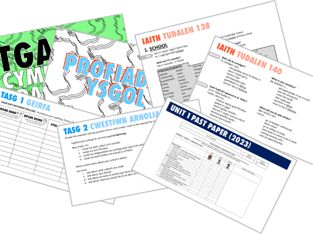 TGAU Cymraeg Craidd: PowerPoint ‘Profiadau Ysgol’/GCSE Core Welsh: ‘School Experiences’ PowerPoint