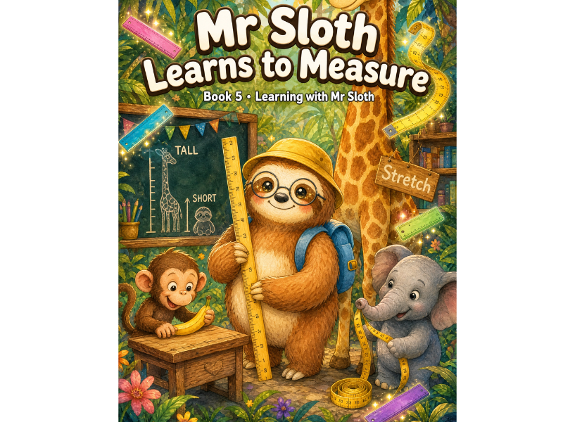 Learning with Mr Sloth: Measuring | KS1 Year 1 Year 2 | Maths Measurement | 5-Lesson Plan Resource