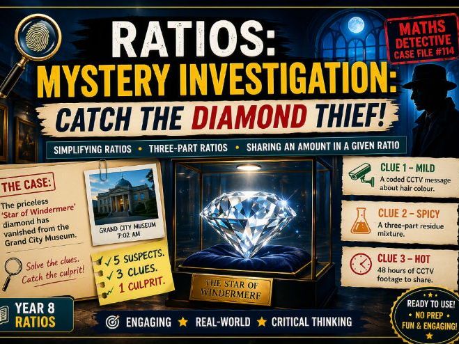 Ratios: Mystery Investigation – Diamond Thief