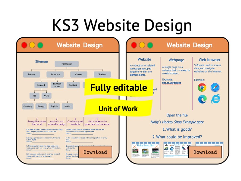 KS3 Website Design Project