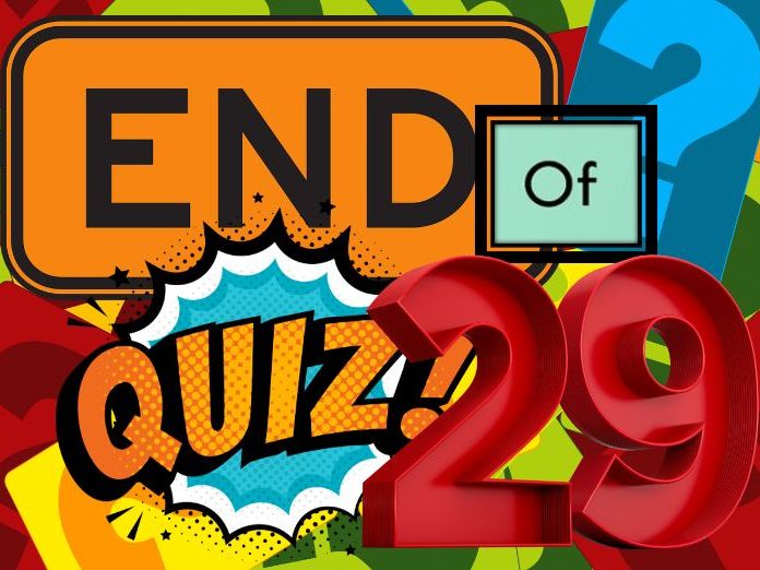 End of ... Quiz Sample