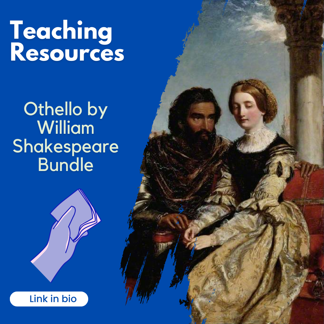 Othello By William Shakespeare Bundle Teaching Resources Othello By William Shakespeare Bundle Teaching Resources