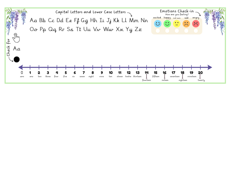 Editable Individual Pupil Name Cards for table spaces