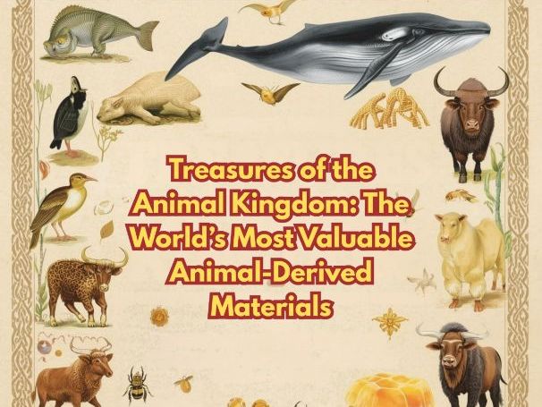 Treasures of the Animal Kingdom: The World’s Most Valuable Animal-Derived Materials