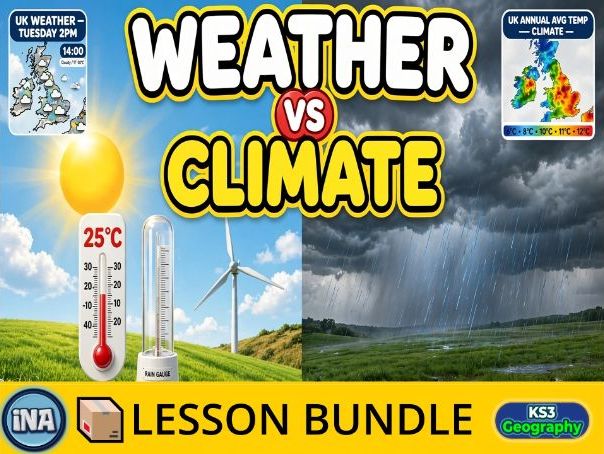 Weather and Climate - Complete KS3 Geography Lesson Pack