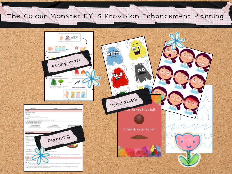 The Colour Monster EYFS provision enhancement planning