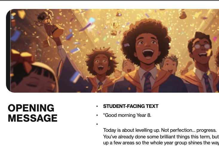 KS3 Assembly Behaviour Improvement | Achievement Rewards & Tutor Competition Pack | Year 8