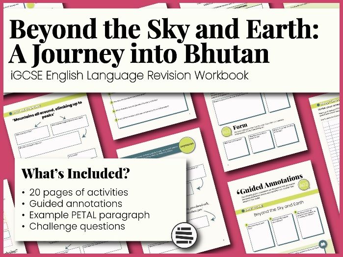 Beyond the Sky and Earth | iGCSE English Language Revision Workbook