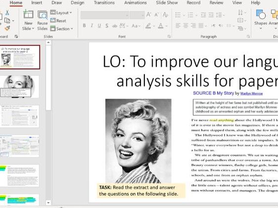 AQA English Language Paper 2 Q1-4 guided lessons to the exam