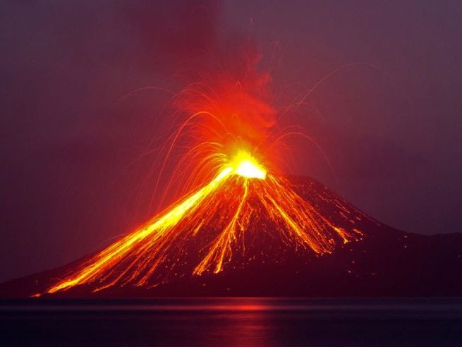 KS3 / GCSE Writing Original writing lesson plus vocab /sentence structure tasks 'The Volcano''