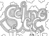 58 Free Science colouring images