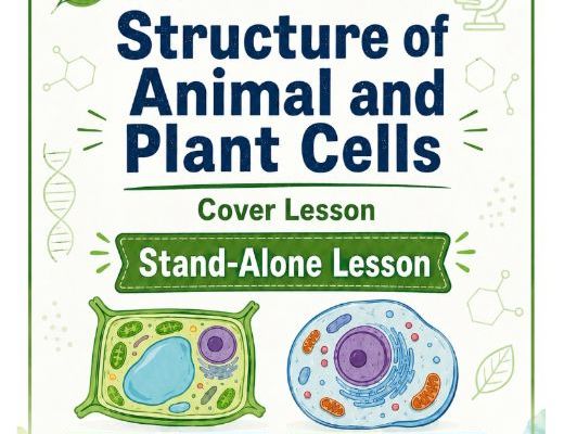 KS3 biology, science cover lesson, cells