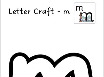 Letter Crafts - Full set 1 including Special Friends