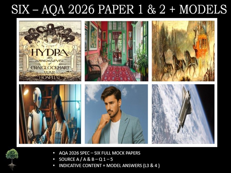 SIX - AQA PAPER 1 & 2 | 2026 FULL MOCKS | MODELS